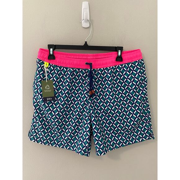 New Gili's Fast Drying Recife Swim Trunks Size Large - Picture 1 of 3